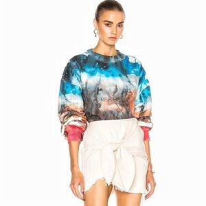 ACNE STUDIOS Abstract Design Oversized Sweatshirt